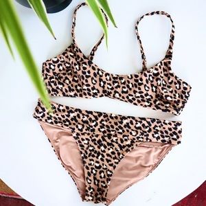 Aerie Leopard Print Bikini